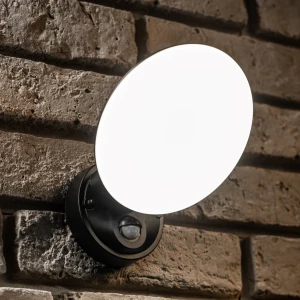 Светодиодный светильник фасадный LED с датчиком движения TERRO 10W 720Lm IP54 4000K черный LD-TER10WBPIR-10
