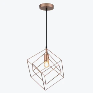 Светильник подвесной ROSA 3376 1*E27 IP20 33cmx33cm золото OS-ROSA-40-DEC