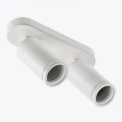 Corp de iluminat SOLIS 55x100mm max 50W 2xGU10 IP20 rotund alb OS-SOL-2GU10-00