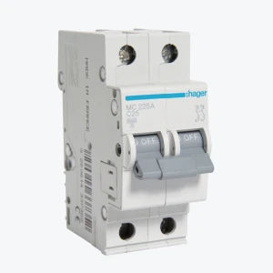 Întreruptor automat Hager 2P 25A 6kA C 2M MC225A
