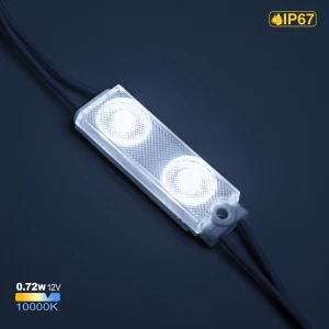 Module LED 12V 0.72W 170 lm/W 175° 10000K IP67 2LED PL-2M3030A10K-12 PANLIGHT