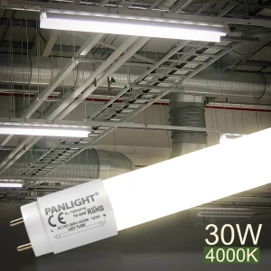Светодиодная лампа PANLIGHT Т8 30Вт 3000 Лм 1200мм G13 4000K 230V PL-T8B30PW