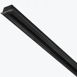 Sina aluminiu  track int. 60*21mm  p/u corp de iluminat LED 2 fire 3m neagra PL-RT3MBK