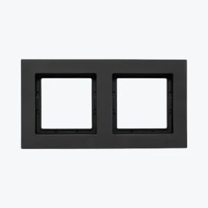 Рамка 2-местная черная IP44 Epica UP1-FPB-02-44