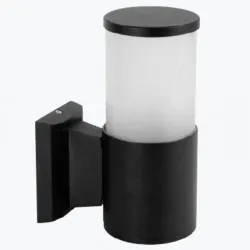 Lampa de gradina pe perete KAVAK-2 negru max.60W IP44 230V E27 075-014-0002