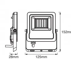 Projector LED smart WiFi 10W RGBW, IP65