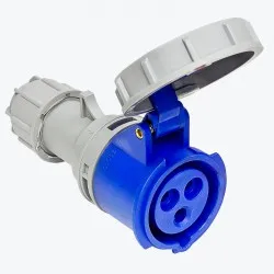Розетка переносная 2232 2P+PE 32A 3P 220В IP67