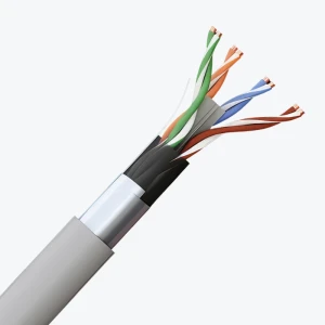 Cablu de date CAT.6 F/UTP 4 perechi 23AWG PVC solid 305 m gri TERACOM PRO EKF