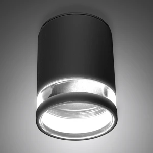 Потолочный светильник max 35W GU10 IP54 108x140mm черный PL-12631P PANLIGHT
