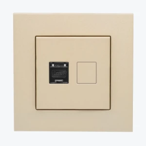 Priză calculator RJ45 Cat.6e champagne mat Simon 55 T61.01/144