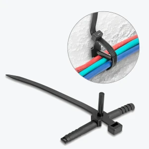 Стяжка дюбель нейлоновый 150EPBK черный 1шт. PANLIGHT