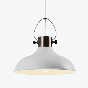 Lustra suspendata MEES 2332 1*E27 IP20  D30cm alba OS-MEES-00-DEC