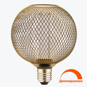 Светодиодная лампа филамент C125 1800K E27 3.5W 120Lm золото LD-C125FLGRIDZ3-18-thumb-3