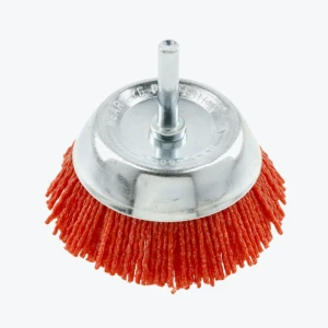 Щетка чашечная со шпилькой 75 мм нейлоновая HT7D746 HOEGERT