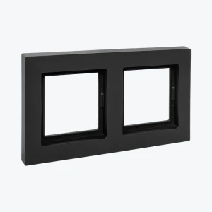 Рамка 2-местная черная IP44 Epica UP1-FPB-02-44