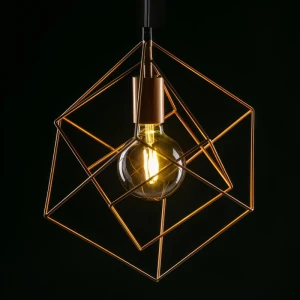 Светильник подвесной ROSA 3376 1*E27 IP20 33cmx33cm золото OS-ROSA-40-DEC