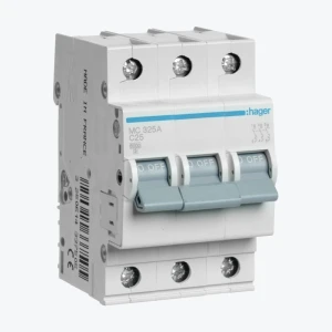 Întreruptor automat Hager 3P 25A 6kA C 3M MC325A