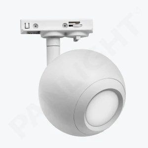 Proiector track pe șină 2 fire GU10 rotund alb IP20 PL-24417W