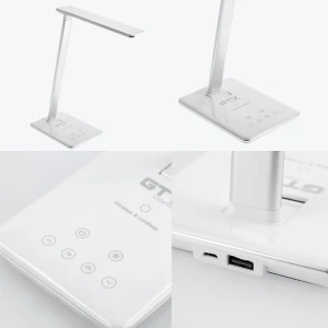 Lampa de masa Tritton 6W 340Lm Wireless Charging USB alba LB-TRIT6W-00-DEC-thumb-2