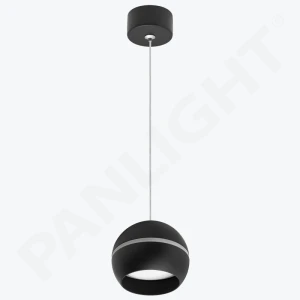 Spot suspendat GX53 rotund negru IP20 90x90mm PL-22418B