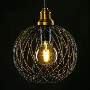 Светильник подвесной VIELA1 6972 1*E27 IP20 D25cm черный OS-VIEL1-10-DEC-thumb-3