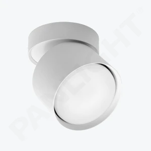 Спот поворотный GX53 белый круглый настенно-потолочный наклад. IP20 82x80mm PL-24401W-thumb-1