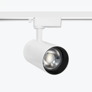 Proiector track cu LED pe sina 2 fire alb 20W 4000K PL-20TLE-WH