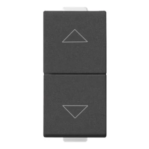 Întrerupător 1m revenire rolete carbon matt, Vimar Neve Up,10A, 09062.CM