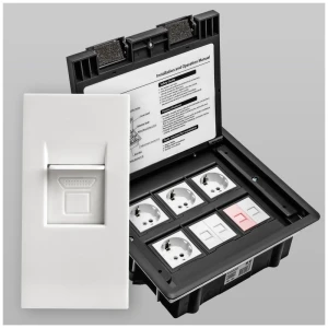 Priză calculator RJ45 1 modul alb PL-4500R-W