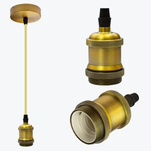 Pendul Vintage Retro E27 antic bronz 1M IP20 PL-426 max 60W PANLIGHT-thumb-1