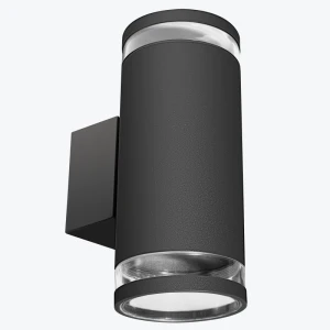 Фасадный светильник max.2x35W GU10 IP44 90x180x132mm черный PL-12622P PANLIGHT