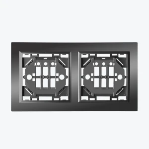 Rama 2 locuri orizontala neagra seria Minsk ERM-G-302-30 EKF