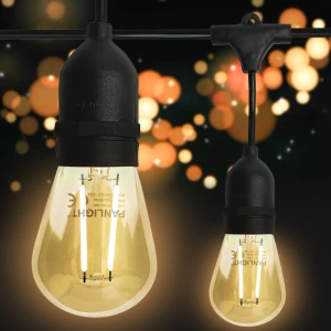 Bec LED filament AMBER PANLIGHT S14 2W 220Lm E27 2700K PL-S14AF20272