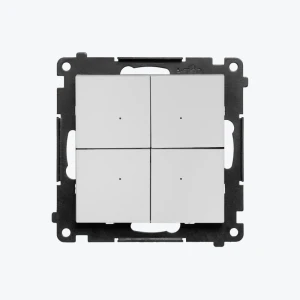 Controler WiFi Simon 55 GO cu buton alb mat max 28 scene control b, pe baterii TENB1W.01/111