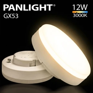 Bec LED PANLIGHT GX53 12W 3000K 960lm 175-265V PL-GX53P123