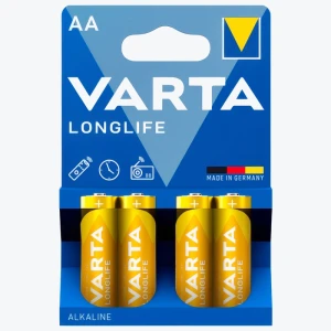 Baterii VARTA MIGNON LONGLIFE AA Alkaline 4 buc.