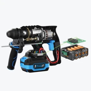 Ciocan rotopercutor pe acumulator 2J 18V Li-Ion fără acumumulator HT2E228-OCH HOEGERT-thumb-3