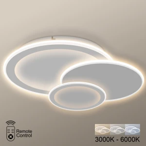 Светодиодная люстра 100W 7500Lm 3000K/4000K/6000K белая PL-21832W