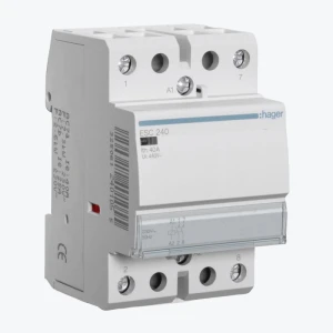 Contactor modular Hager 40A 2NO 230V ESC240