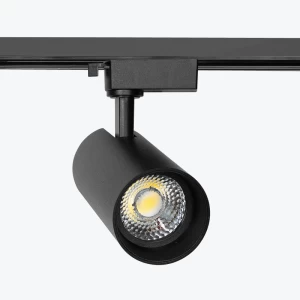 Proiector track cu LED pe sina 2 fire negru 30W 4000K PL-30TLE-BK