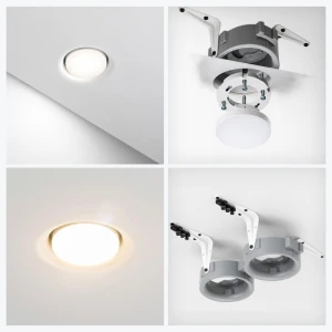 Spot GX53 rotund sur pt tavan extensibil 128x35mm IP20 PL-24001G