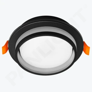 Светильник GX53 встр. черный круглый IP20 105x35mm PL-24433B
