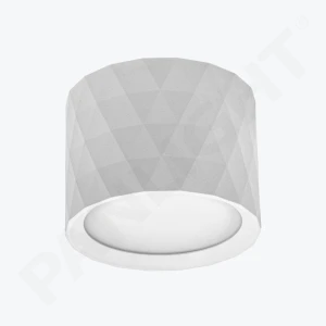 Spot aplicat GX53 rotund alb 84x60mm IP20 PL-24407W