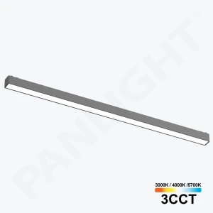 Proiector LED 20W 3CCT liniar Mat, Magnetic Negru 48V Ultra Slim, 615mm PL-20MTB3CCT-BK PANLIGHT