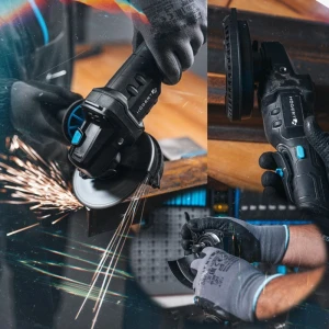 Polizor unghiular pe acumulator 125mm 18V Li-Ion fără acumumulator HT2E232-OAG HOEGERT