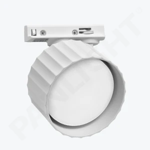 Proiector track pe șină 2 fire GX53 rotund alb 84x50mm IP20 PL-24418W