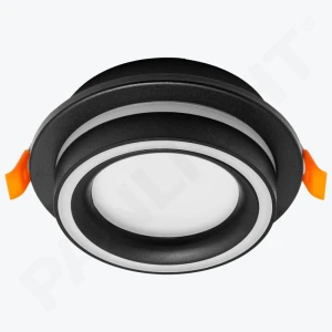 Светильник GX53 встр. черный круглый IP20 105x40mm PL-24434B