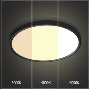 Plafoniera LED 32W 3CCT PL-CL32X3CCT-BL 230V IP20 negru 400x25 Ultra Slim PANLIGHT