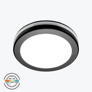 Плафон потолочный LED 20W 3CCT PL-CL20H9Y3CCT-BL 230V IP65 черный 200x55 PANLIGHT