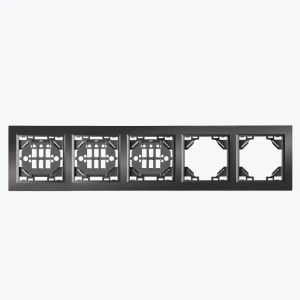 Rama 5 locuri orizontala neagra seria Minsk ERM-G-305-30 EKF